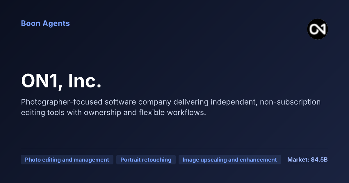 ON1, Inc. — company overview