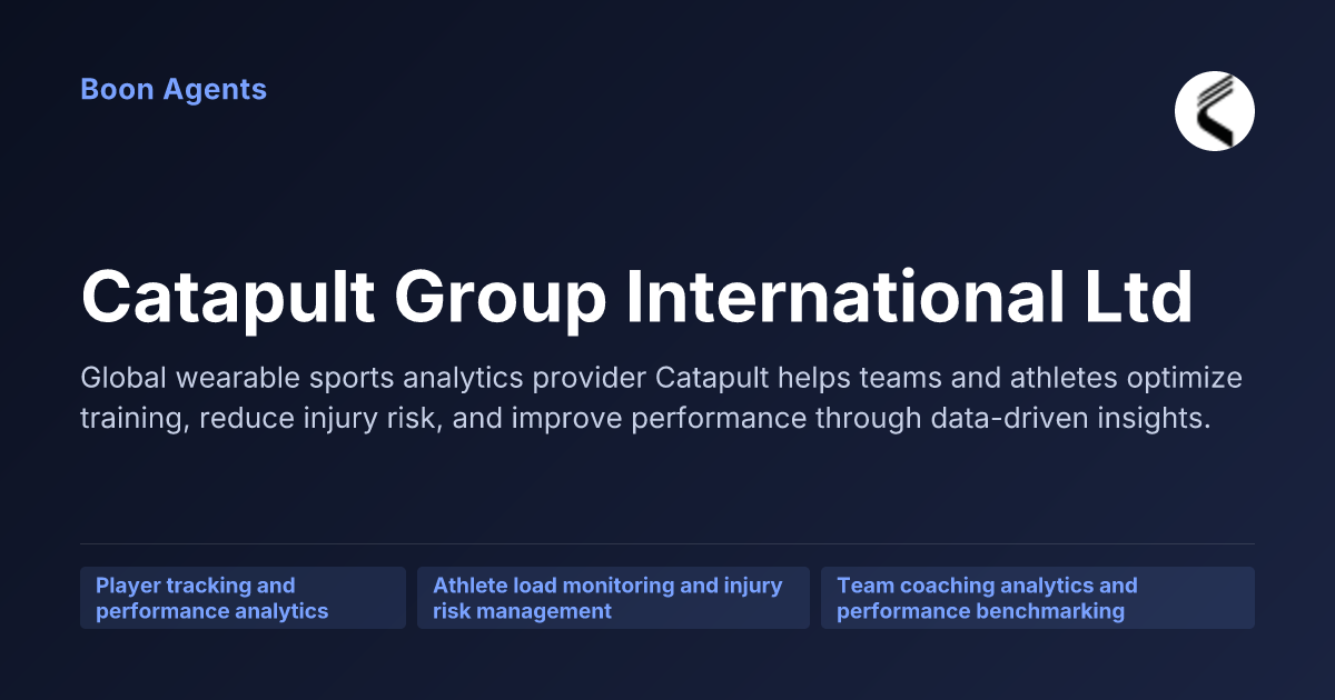 Catapult Group International Ltd — company overview