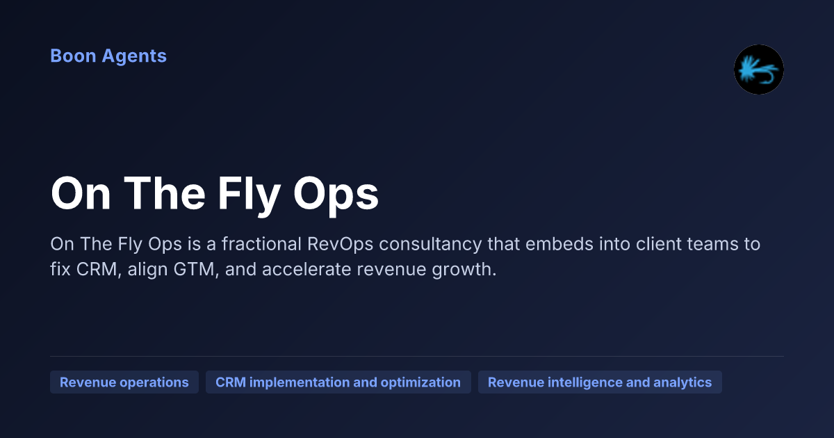 On The Fly Ops — company overview