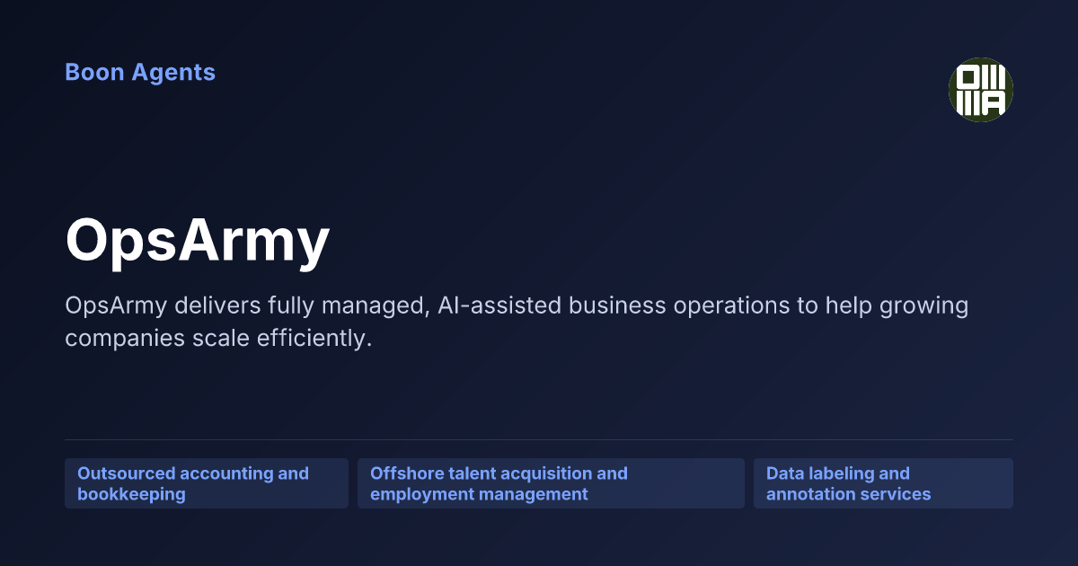 OpsArmy — company overview