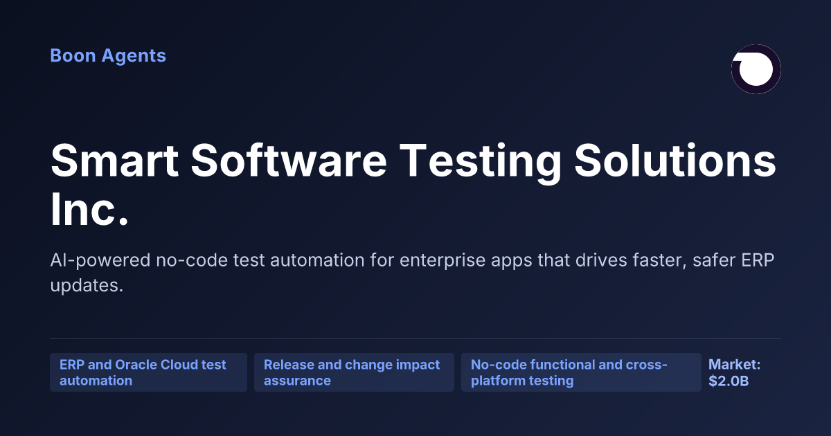 Smart Software Testing Solutions Inc. — company overview