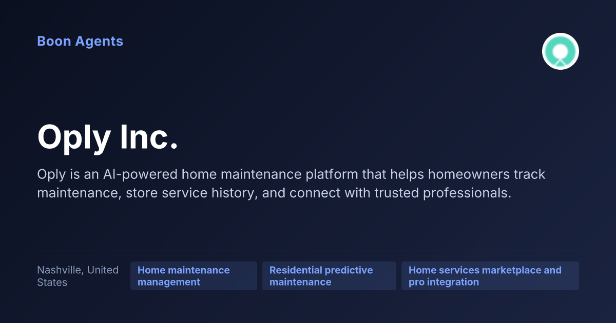 Oply Inc. — company overview