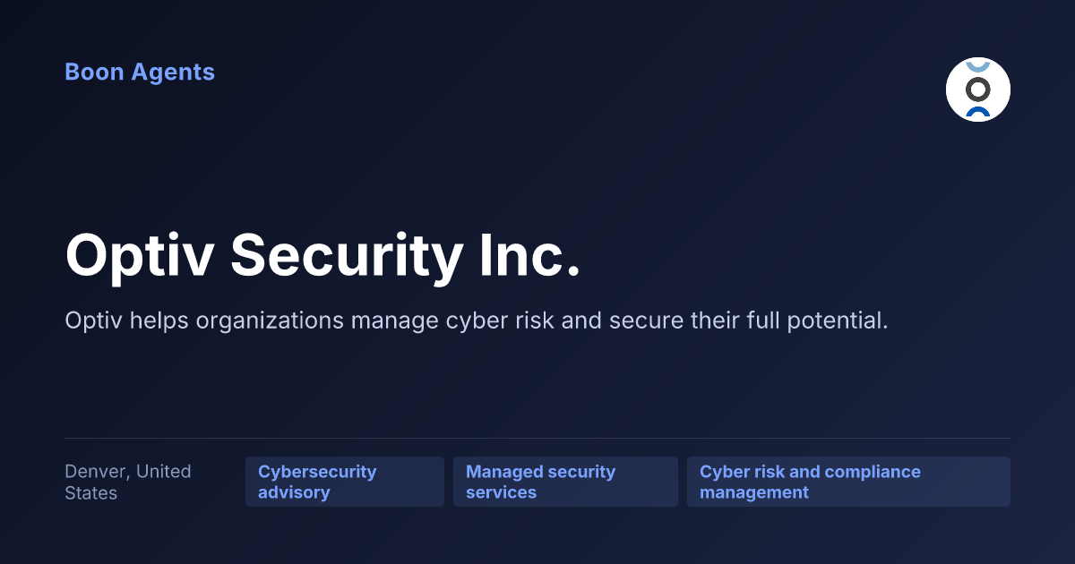 Optiv Security Inc. — company overview