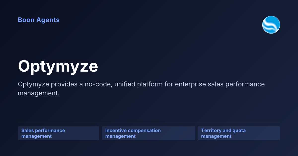 Optymyze — company overview