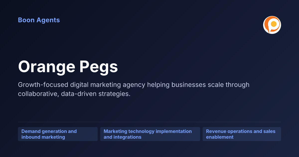 Orange Pegs — company overview