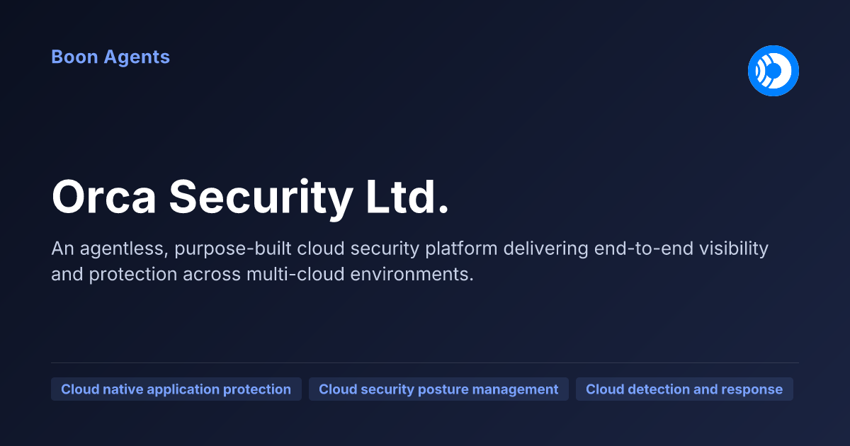 Orca Security Ltd. — company overview