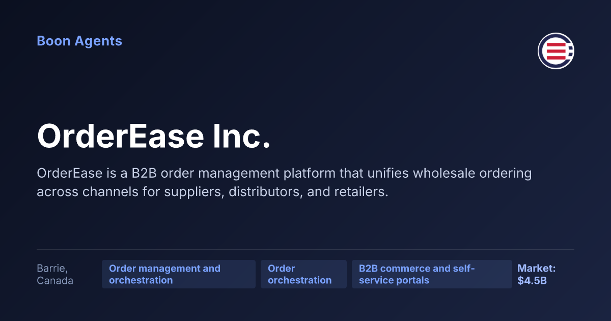 OrderEase Inc. — company overview