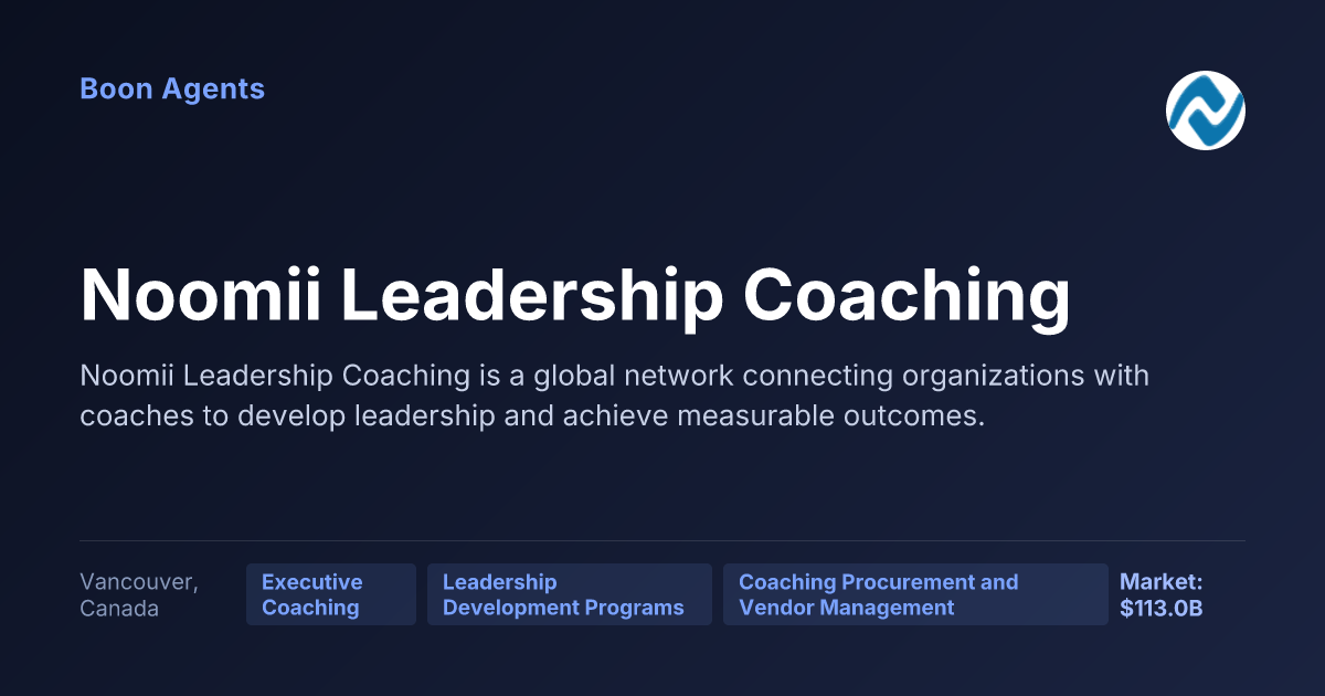 Noomii Leadership Coaching — company overview