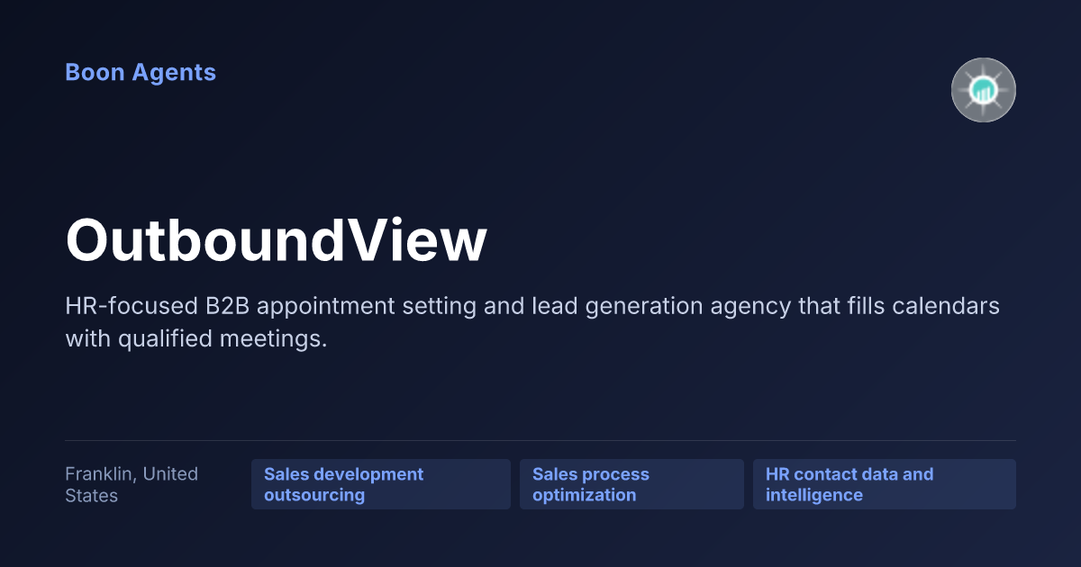 OutboundView — company overview