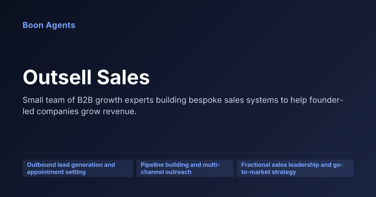 Outsell Sales — company overview