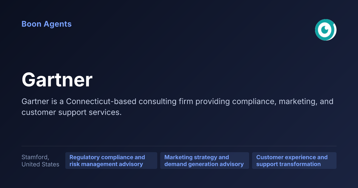 Gartner — company overview