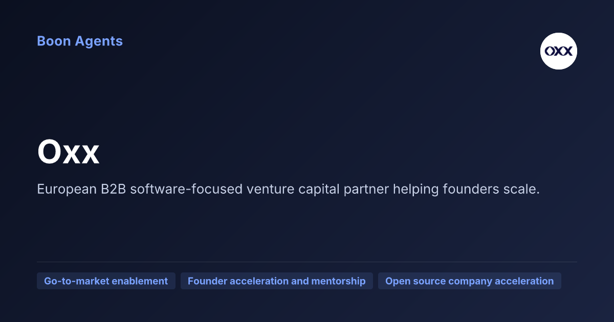 Oxx — company overview