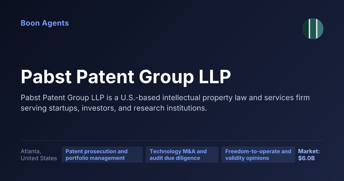 Pabst Patent Group LLP — company overview