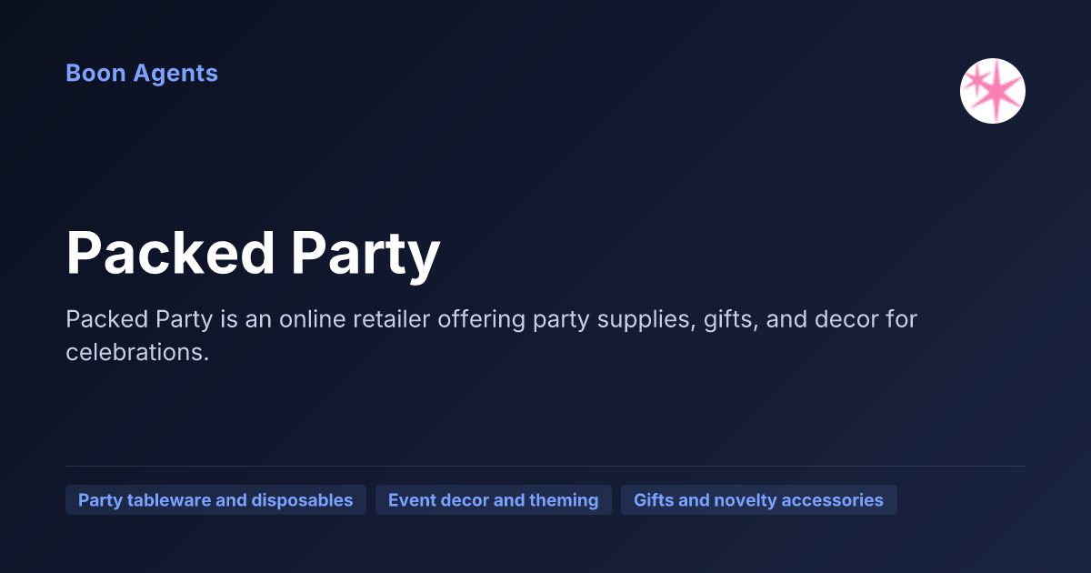 Packed Party — company overview