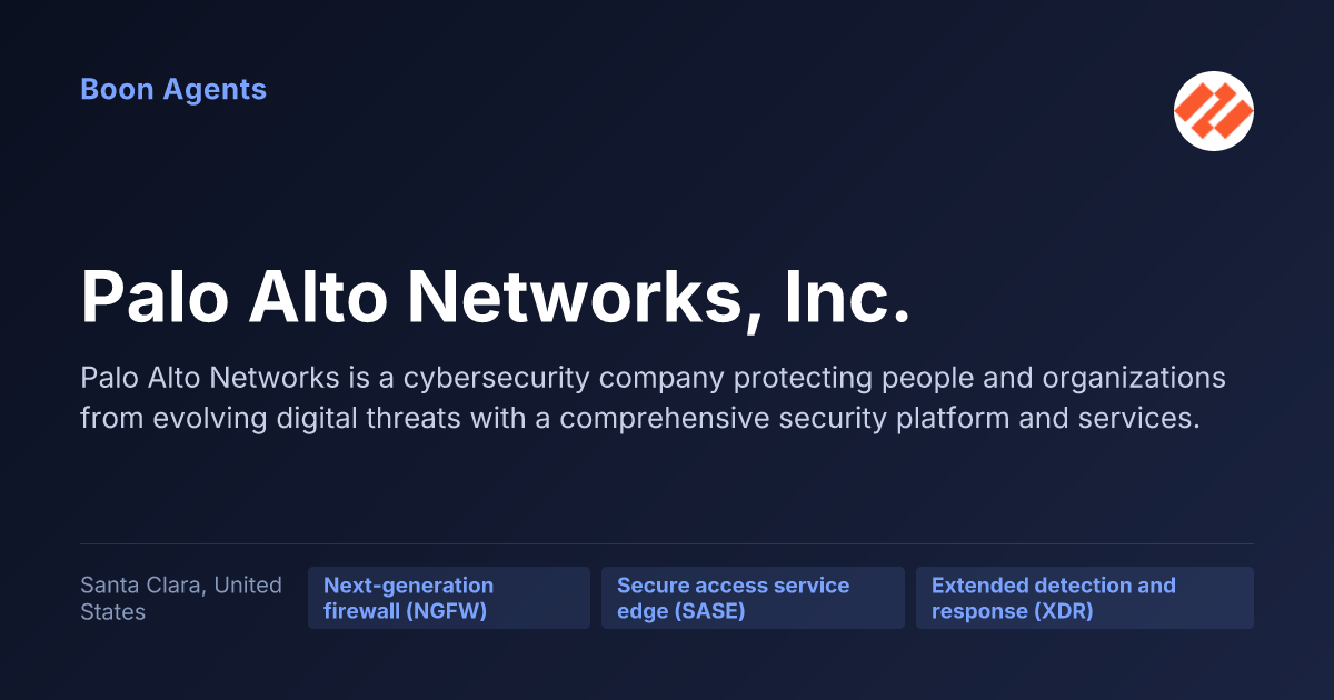Palo Alto Networks, Inc. — company overview