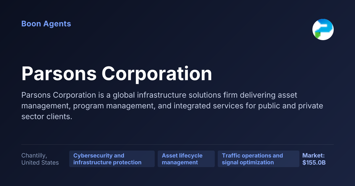Parsons Corporation — company overview