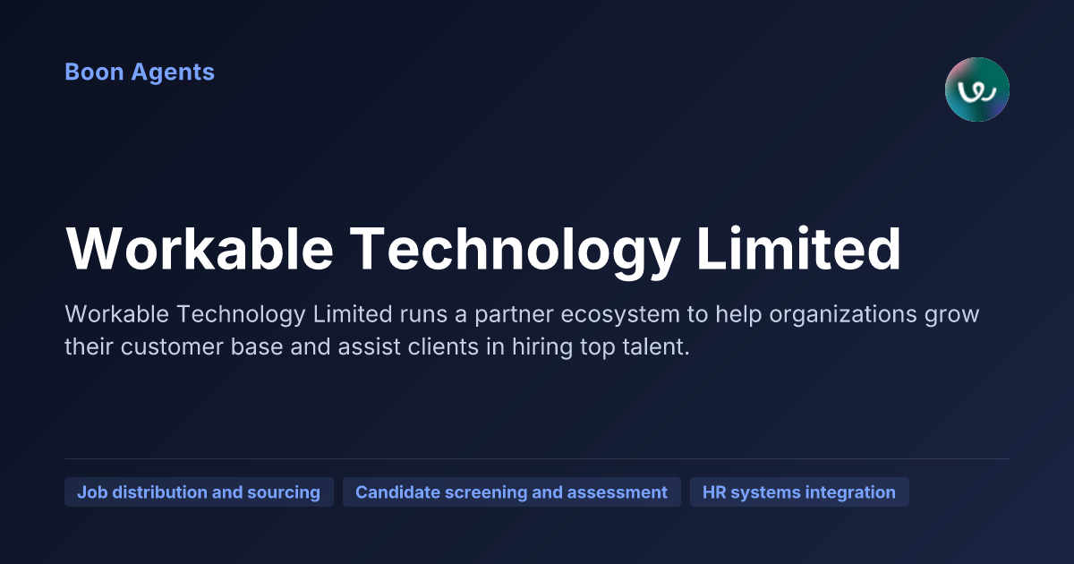 Workable Technology Limited — company overview