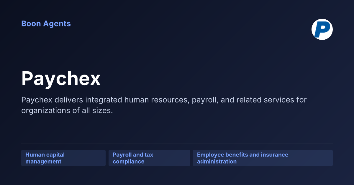 Paychex — company overview