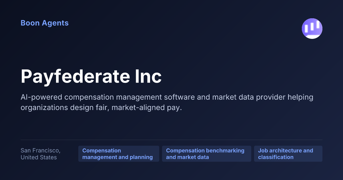 Payfederate Inc — company overview