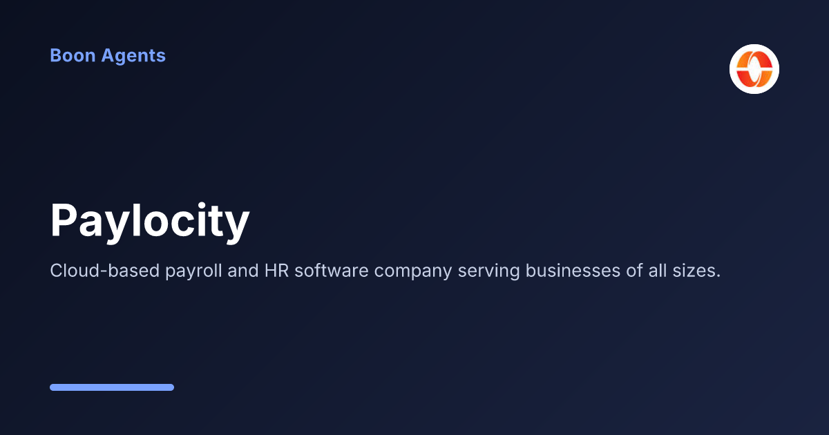 Paylocity — company overview