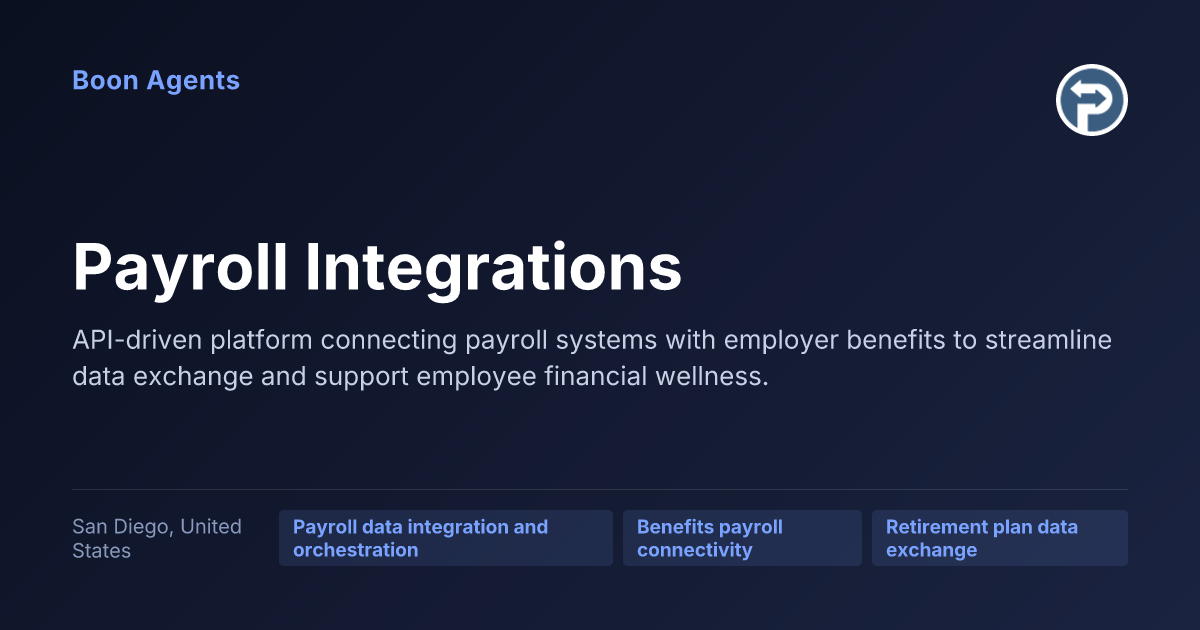 Payroll Integrations — company overview