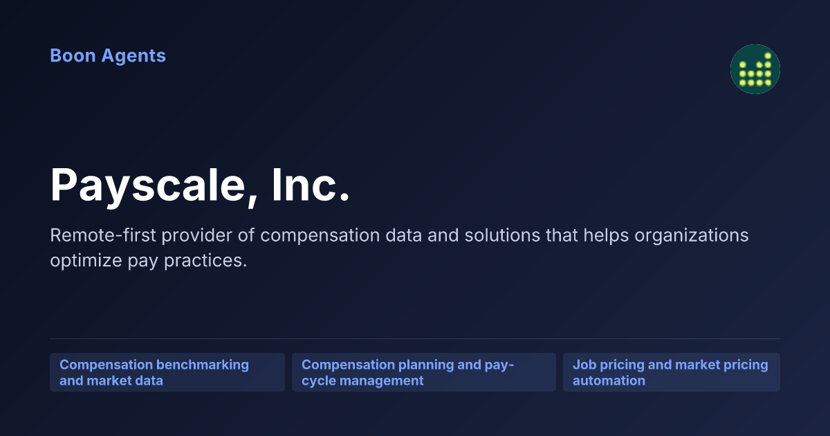 Payscale, Inc. — company overview