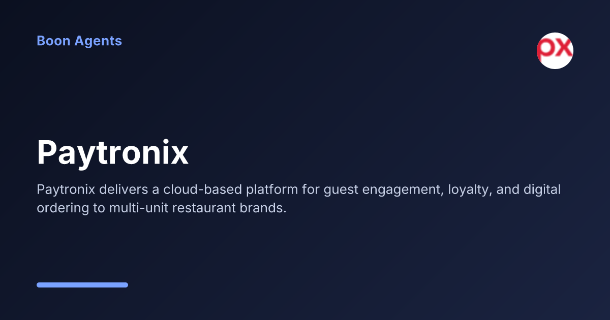 Paytronix — company overview