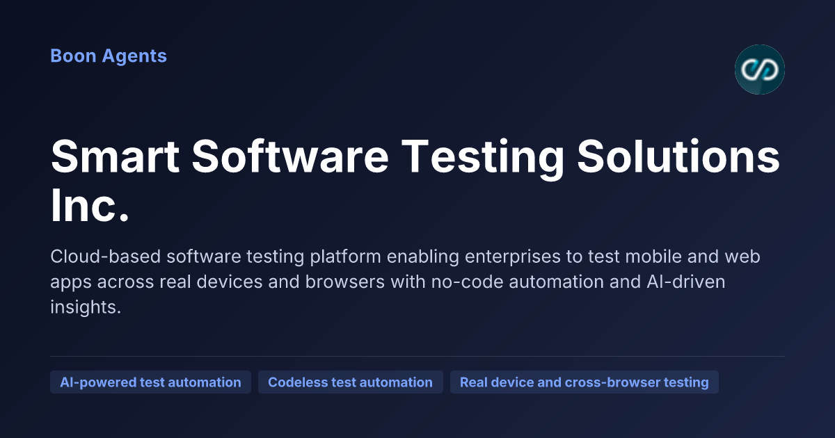 Smart Software Testing Solutions Inc. — company overview