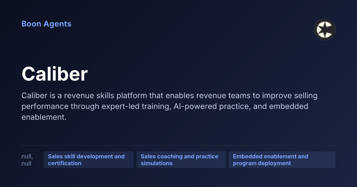 Caliber — company overview