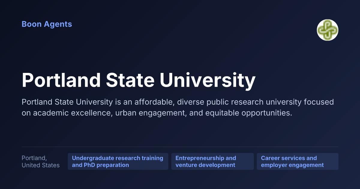 Portland State University — company overview