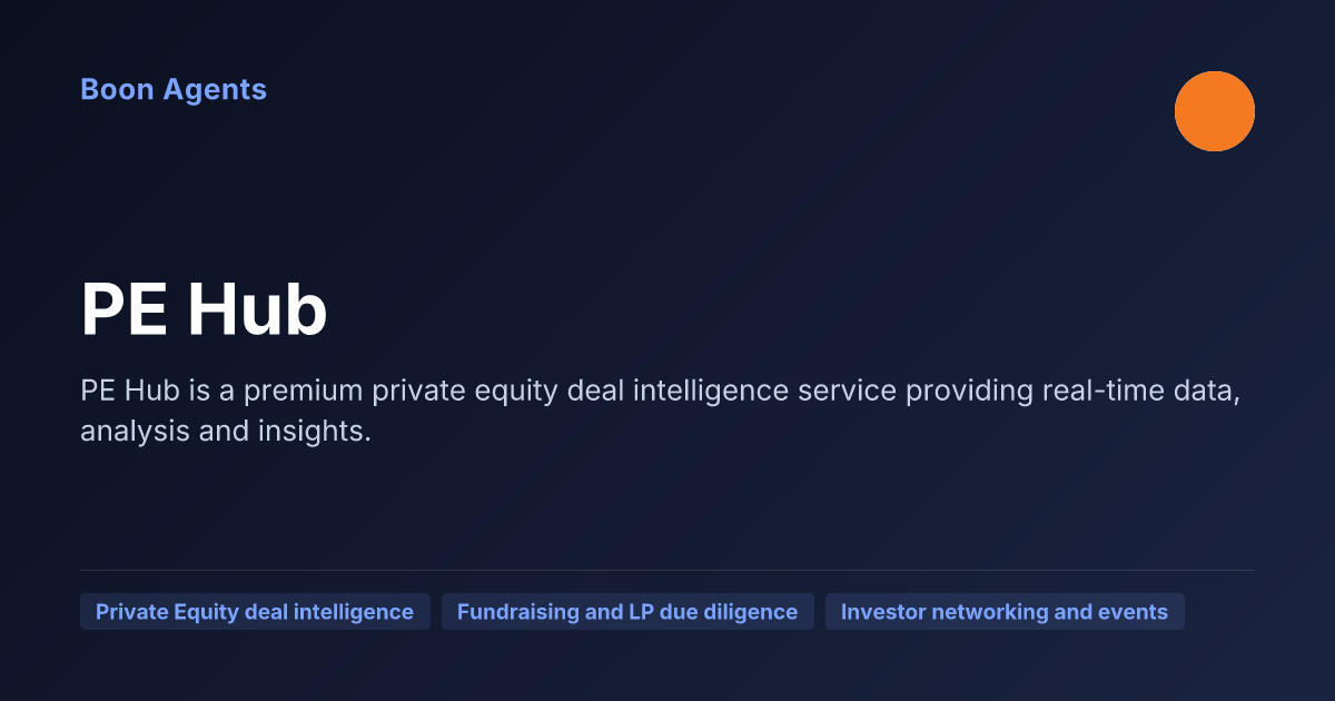 PE Hub — company overview
