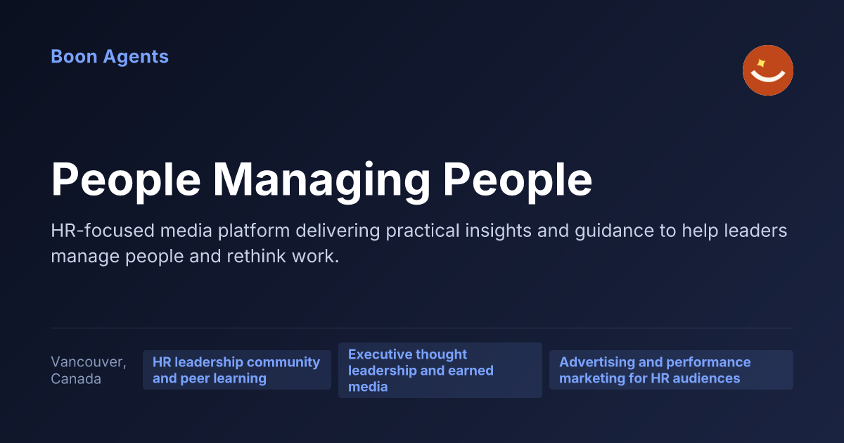 People Managing People — company overview