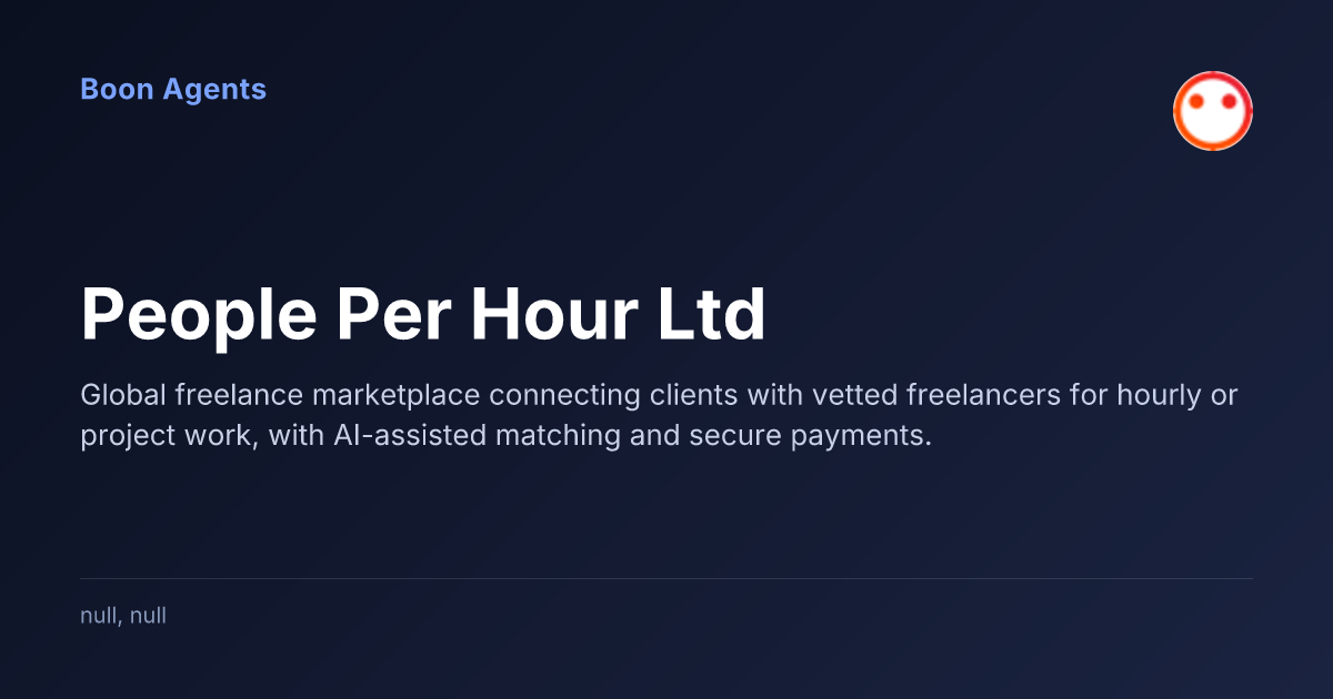 People Per Hour Ltd — company overview