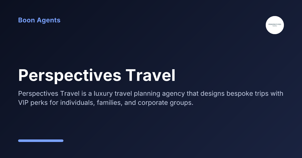 Perspectives Travel — company overview