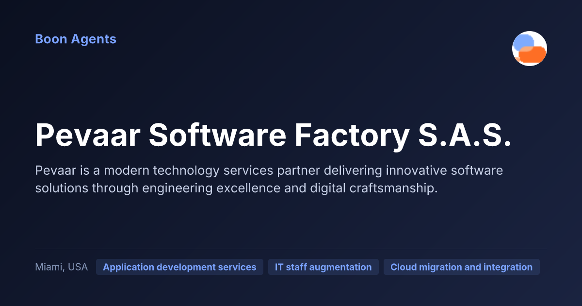 Pevaar Software Factory S.A.S. — company overview
