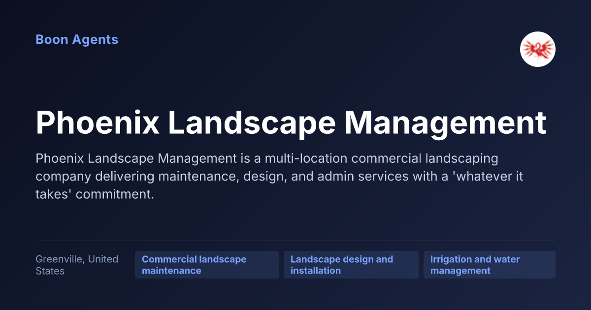 Phoenix Landscape Management — company overview