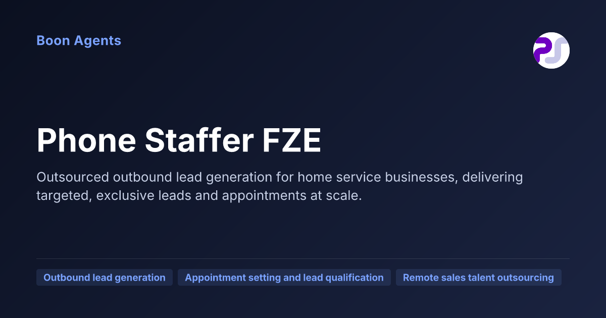 Phone Staffer FZE — company overview