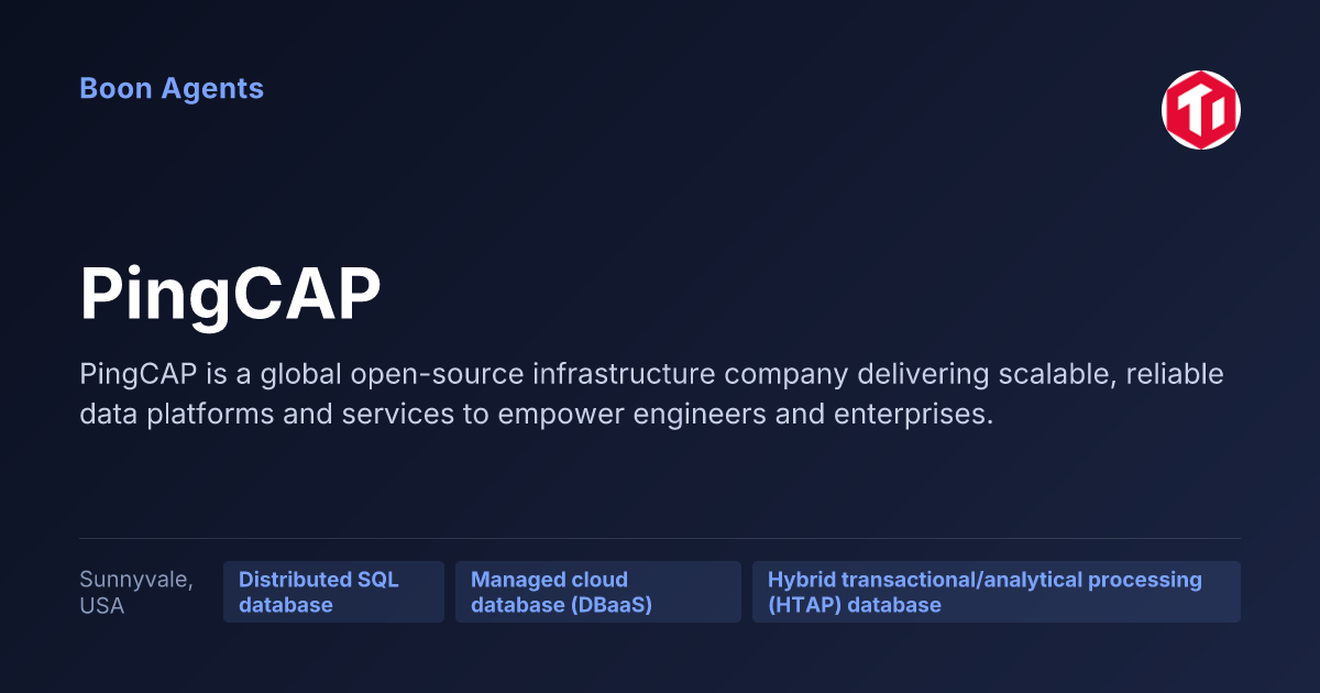PingCAP — company overview