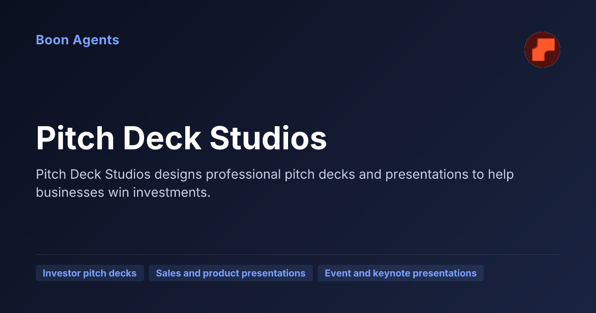 Pitch Deck Studios — company overview