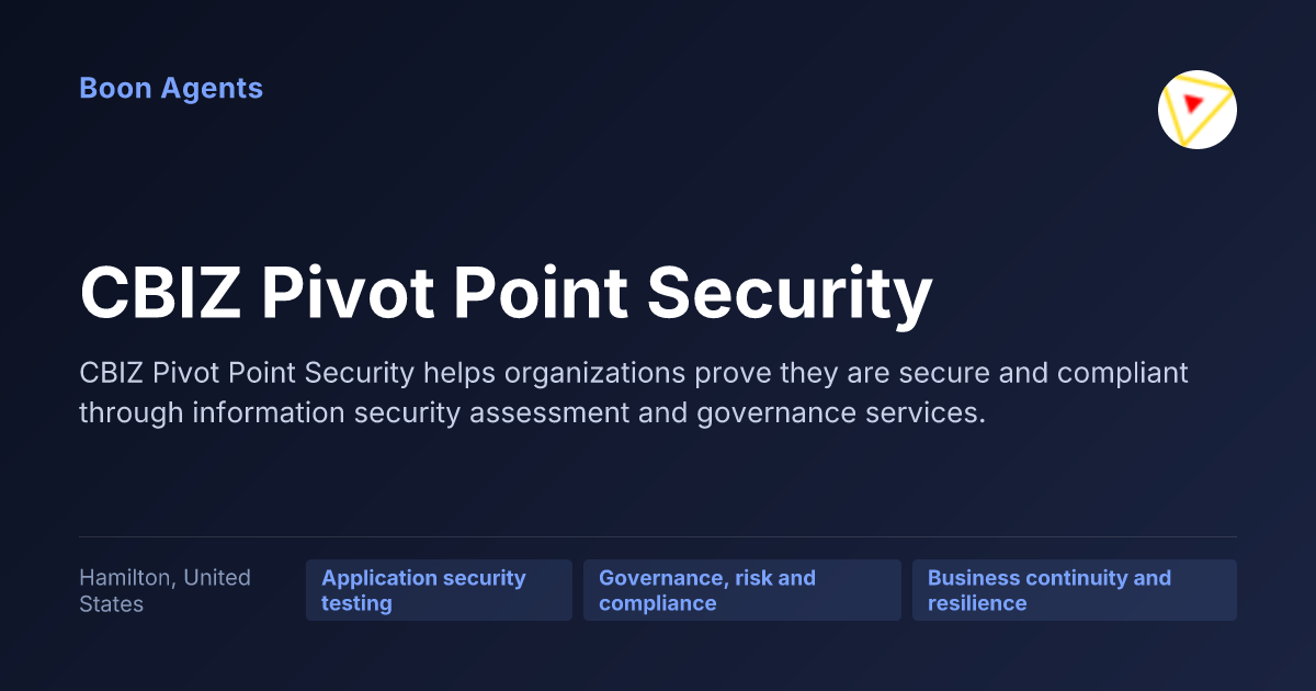 CBIZ Pivot Point Security — company overview