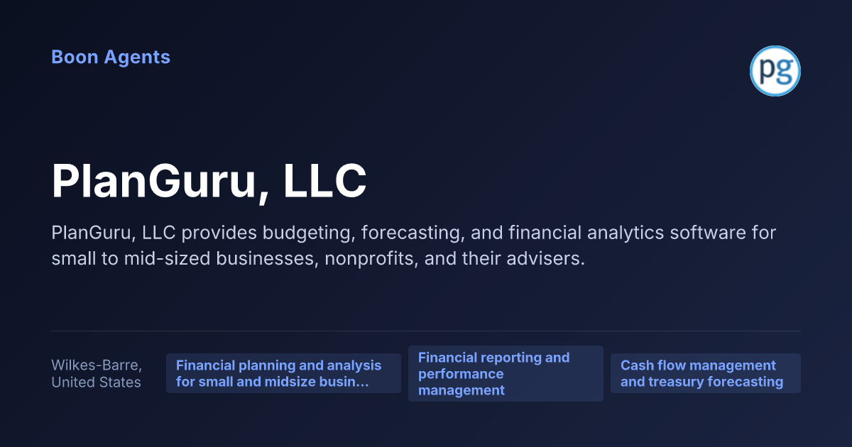 PlanGuru, LLC — company overview