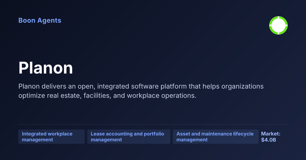 Planon — company overview