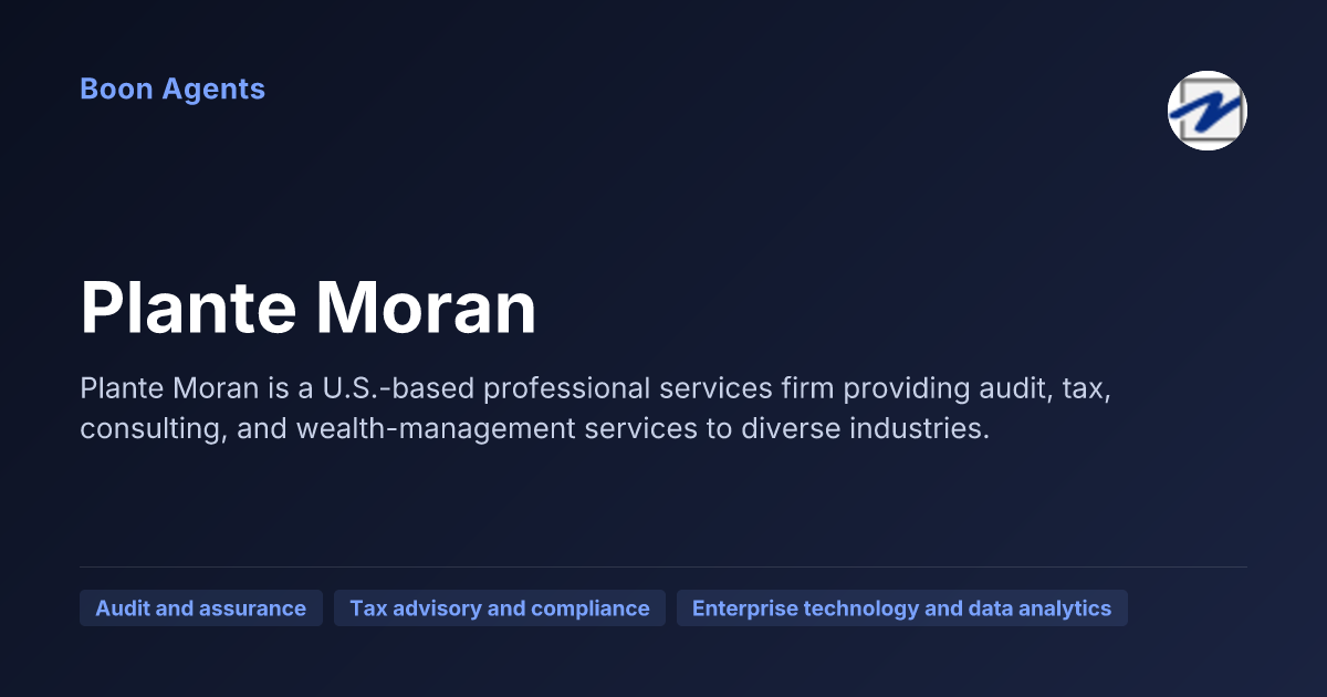 Plante Moran — company overview