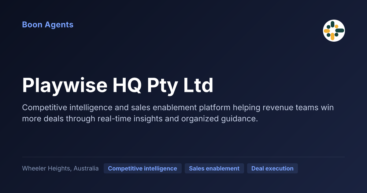 Playwise HQ Pty Ltd — company overview