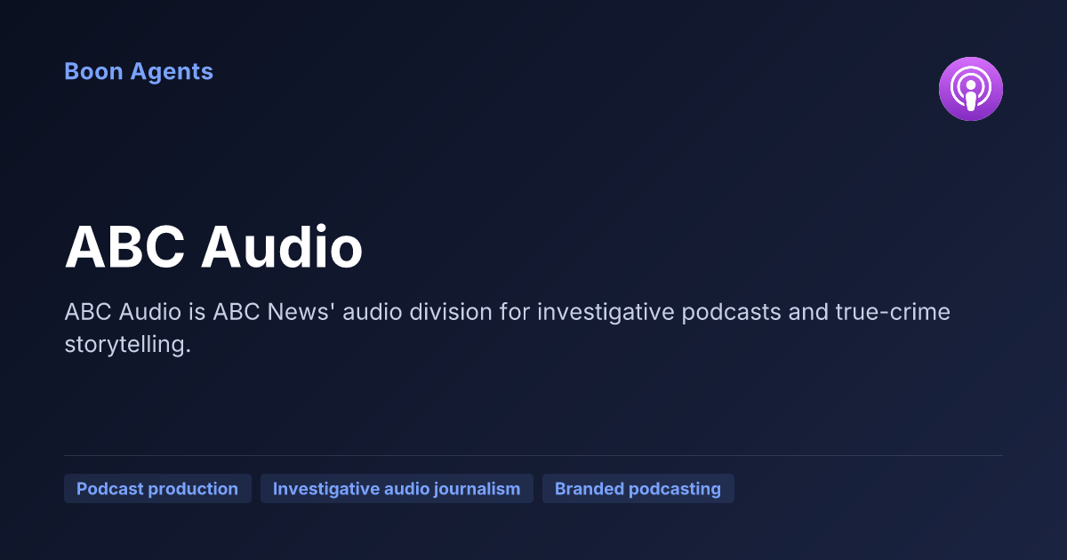ABC Audio — company overview