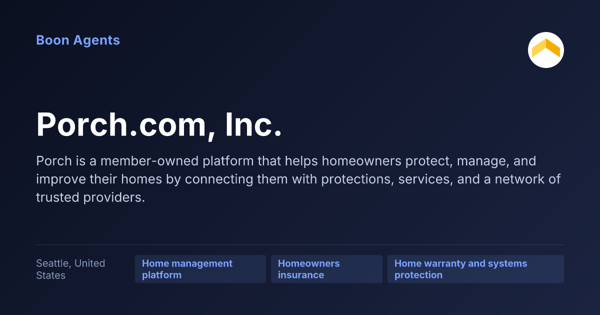 Porch.com, Inc. — company overview