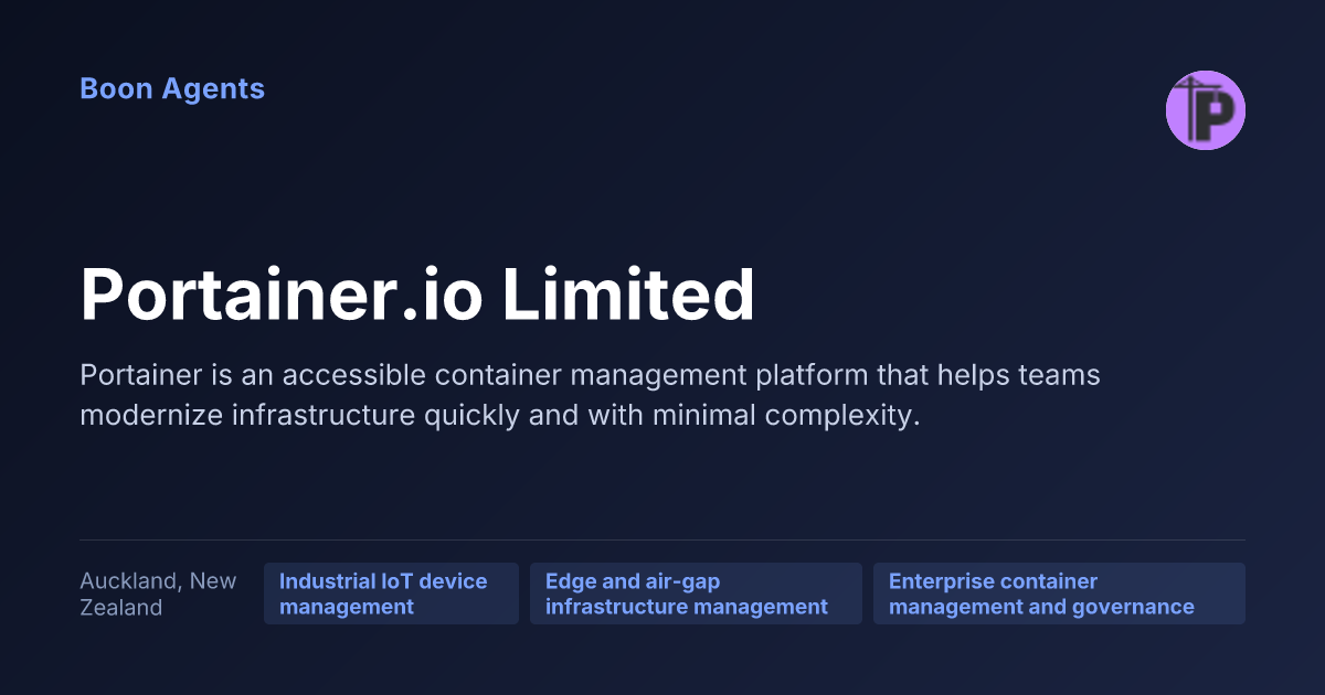 Portainer.io Limited — company overview