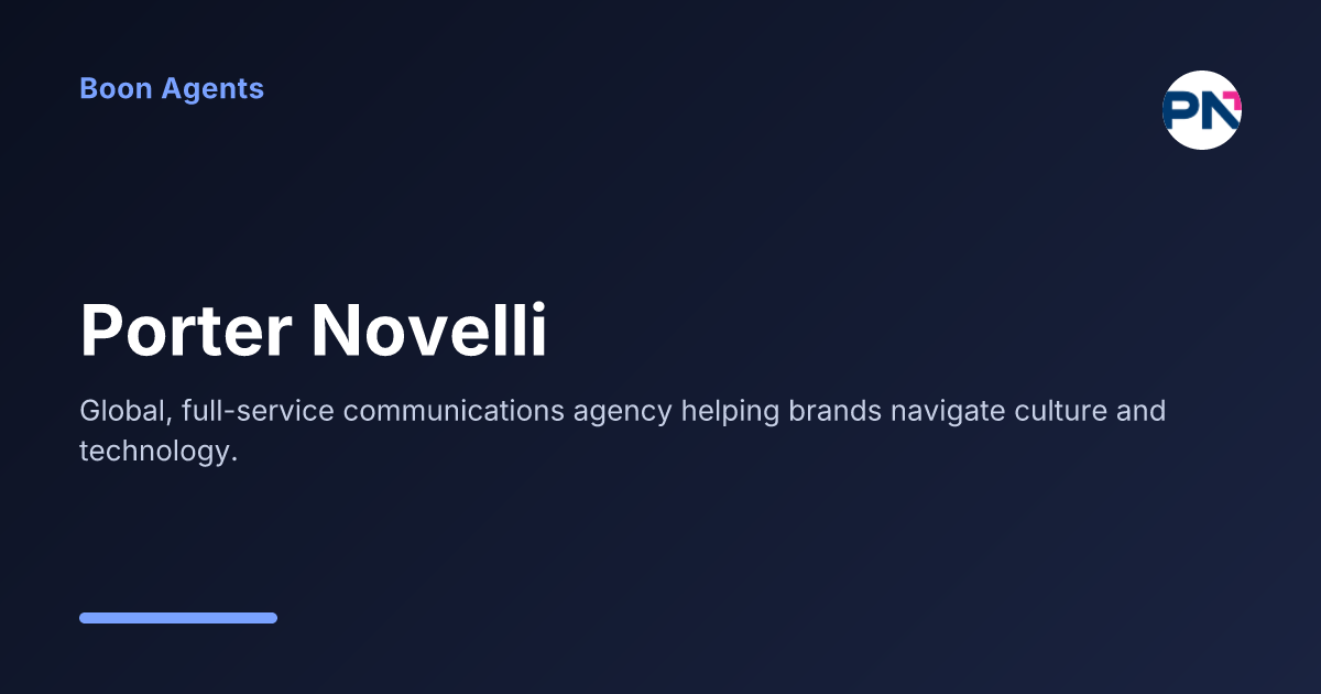Porter Novelli — company overview