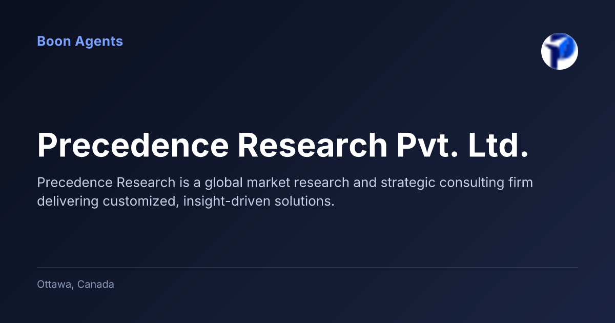 Precedence Research Pvt. Ltd. — company overview