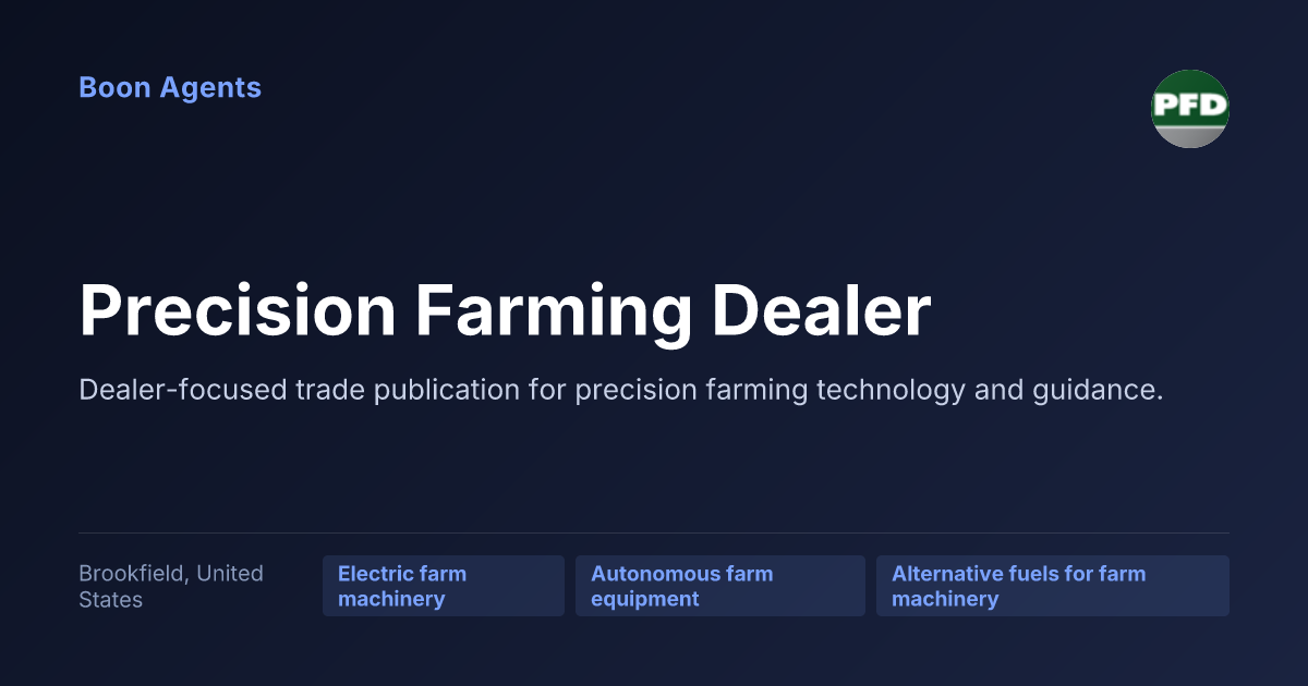 Precision Farming Dealer — company overview